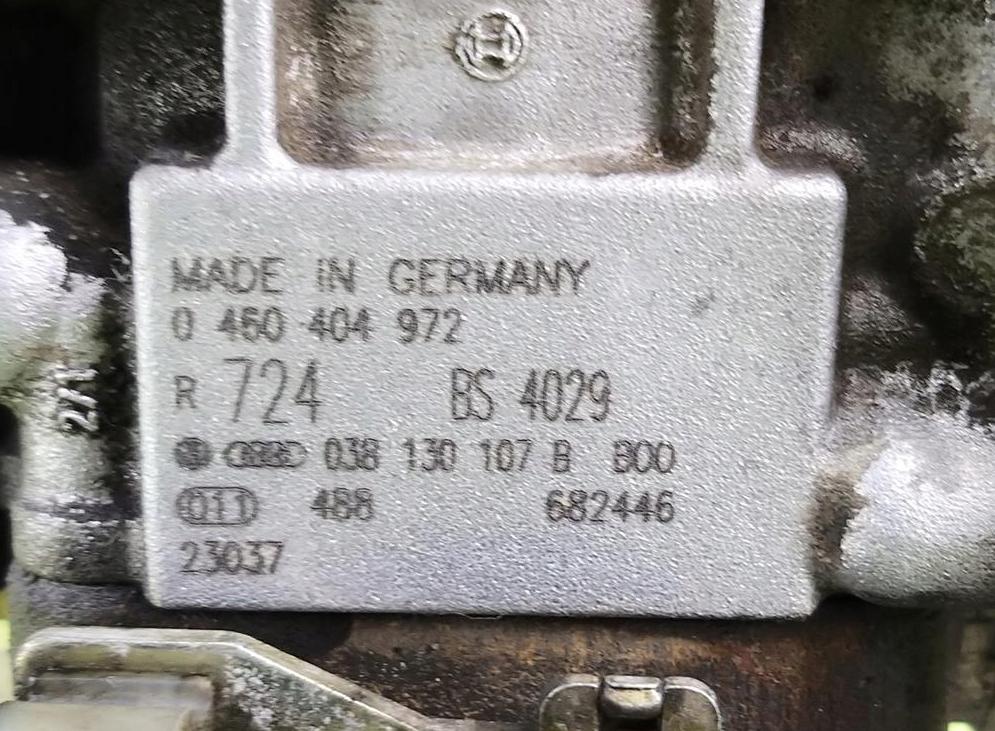 Skoda Fabia I 1999-2007 hatchback 1.9 SDI diesel MT 47 kW 2001  Vstrekovacie čerpadlo 038130107B 0460404972