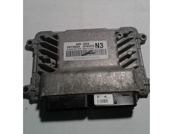 Chevrolet Aveo T250 2006-2011 sedan 1.2 16v petrol MT 62 kW 2009  Riadiaca jednotka motora 25184299  5wy5992a