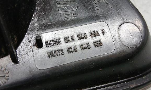 Seat Ibiza III 6L 2002-2008 hatchback 1.2 12v petrol MT 47 kW 2002  Svetlo zadné pravé 6L6945094F ; 6L6945108