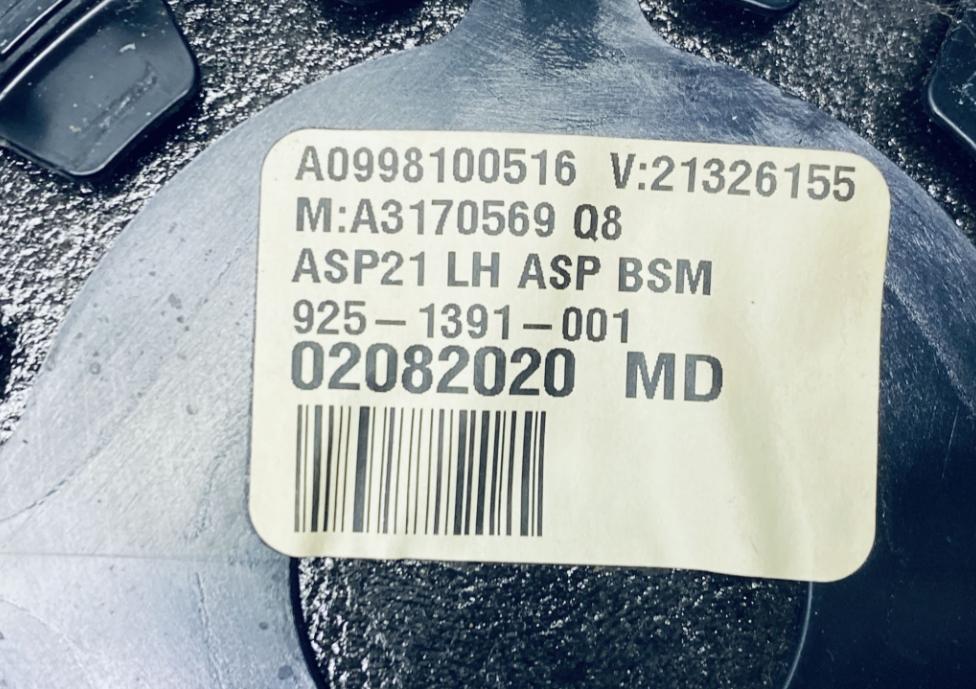 Mercedes Spätné zrkadlo A0998100516