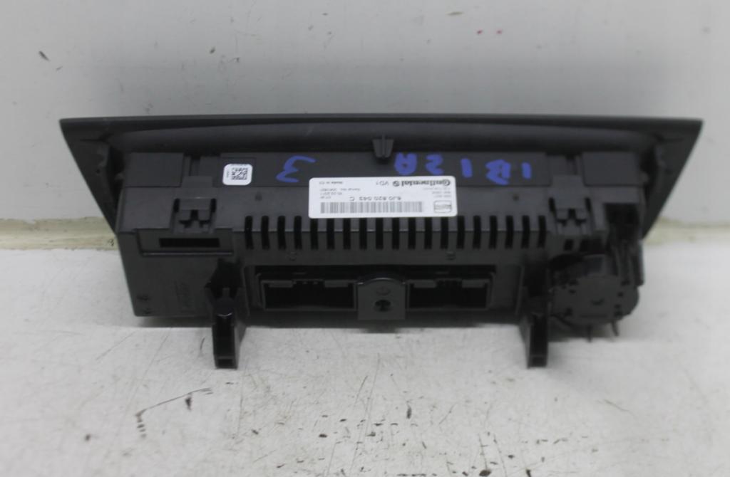 Seat Ibiza IV 6J 2008-2017 hatchback 1.2 MPI petrol MT 51 kW 2008  Panel kúrenia/klimatizácie 6J0820043C