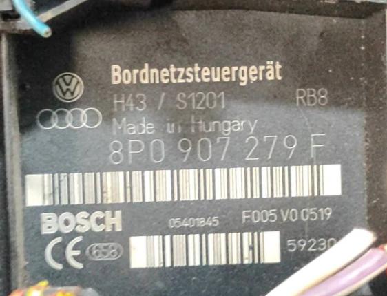 Audi A3 8P 2003-2012 hatchback 1.8 TFSI petrol MT 118 kW 2009  Modul BSI BORDNETZ 8P0907279F