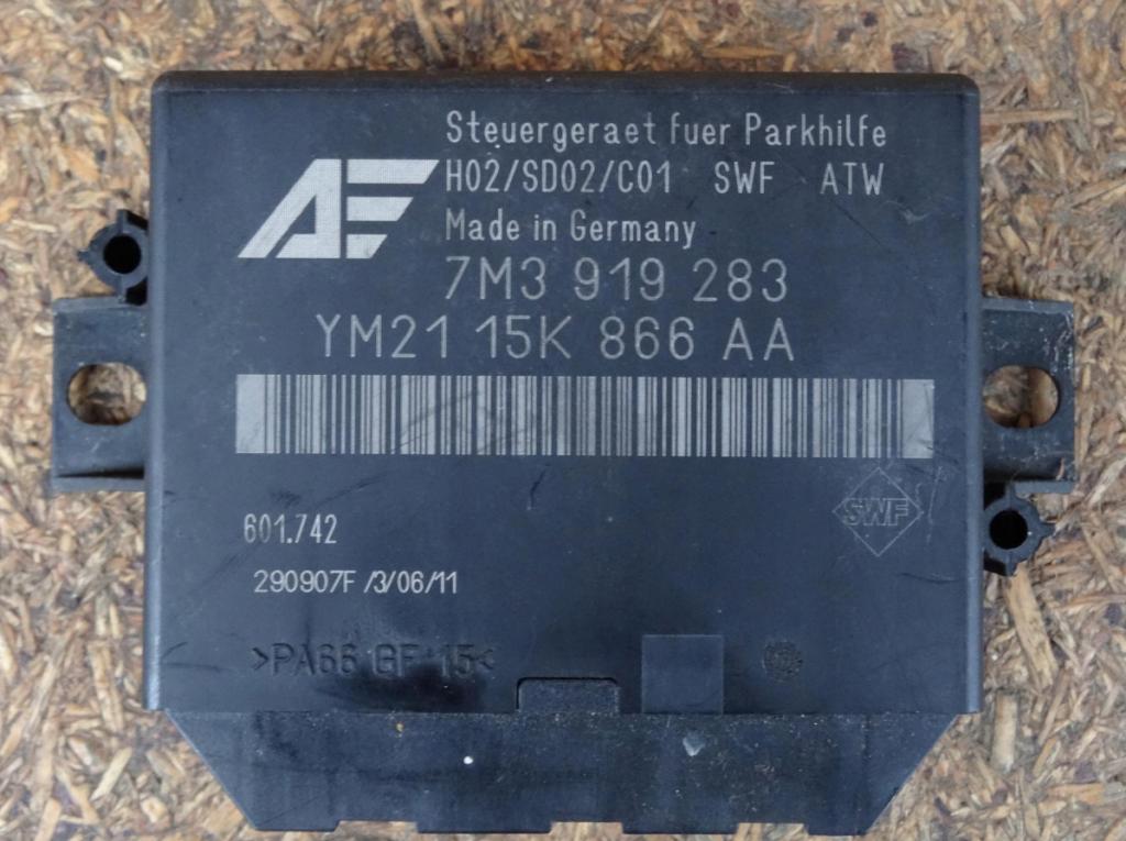 Volkswagen Sharan I 1995-2010  Modul parkovacích senzorov 7M3919283