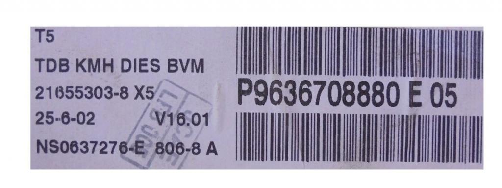 Peugeot 307 hatchback 2.0 HDI diesel 66 kW 2002  Prístrojová doska P9636708880