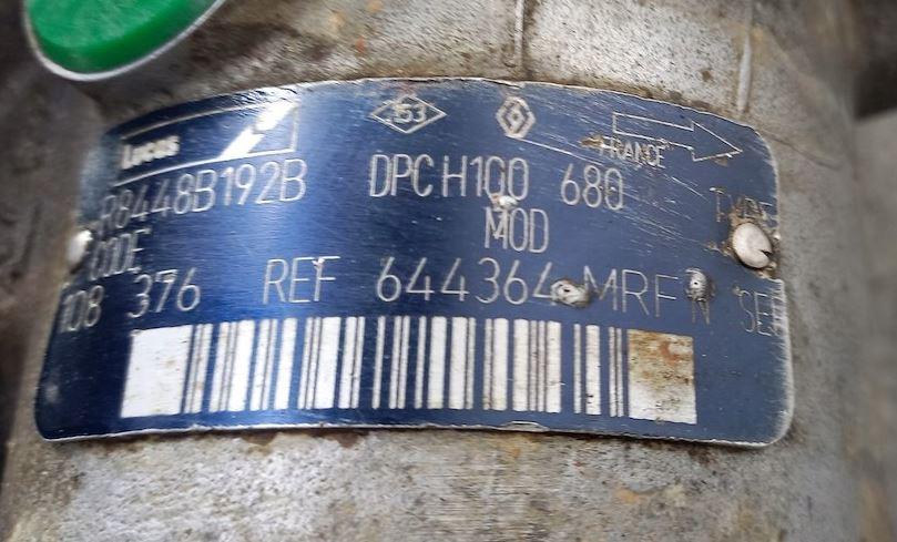 Renault Clio II 1998-2012 hatchback 1.9 D diesel MT 47 kW 2000  Vstrekovacie čerpadlo R8448B192B