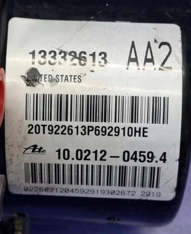 Opel Astra IV 2009-2015 Pumpa ABS 13332613