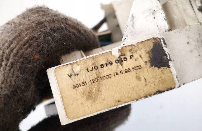 Volkswagen Golf IV 1997-2003 hatchback 1.4 16v petrol MT 55 kW 1999  Panel kúrenia/klimatizácie 1j0819045f