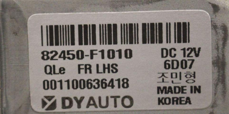 Kia Sportage IV 2015-2021 hatchback 1.6 GDI petrol MT 97 kW 2018  Mechanizmus sťahovania okna predný ľavý 82450F1010