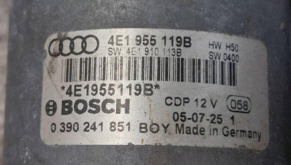 Audi A8 D3 2002-2009 sedan   Mechanizmus stieračov predný 4E1955023K