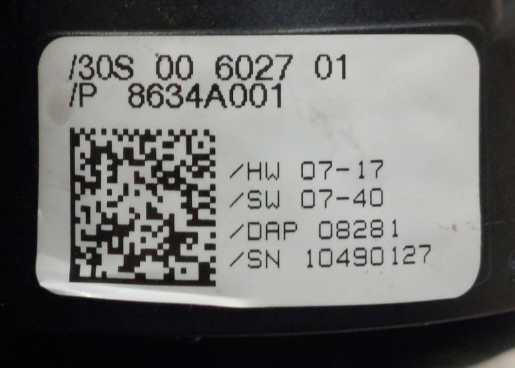 Mitsubishi Outlander II 2006-2013 suv 2.0 DID diesel 103 kW 2011  Snímač dažďa 8634A001 10490127