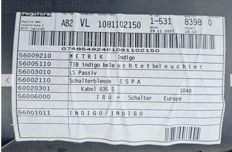 Audi A3 8P 2003-2012 hatchback   Tapacír dverí predný ľavý