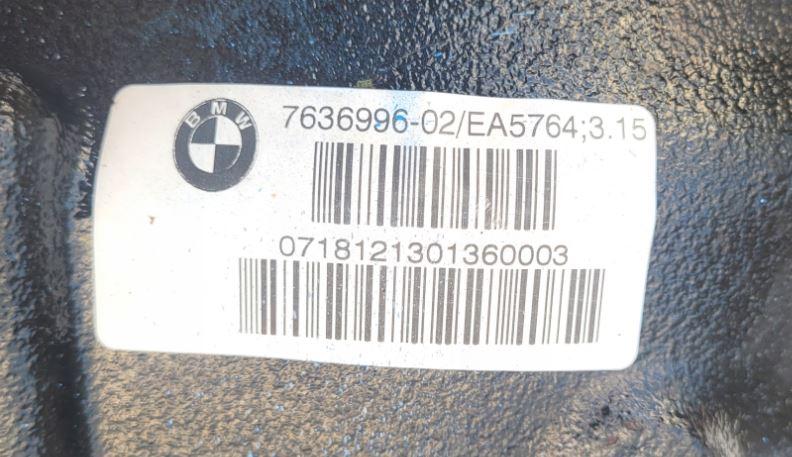 BMW X5 F15 2013-2018 hatchback 3.0 D diesel AT 230 kW 2014  Diferenciál zadný 7636992 3.15