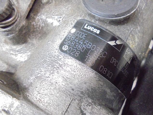 Skoda Felicia hatchback 1.9 D diesel MT 47 kW 2000  Vstrekovacie čerpadlo R8445B035C 028130081Q