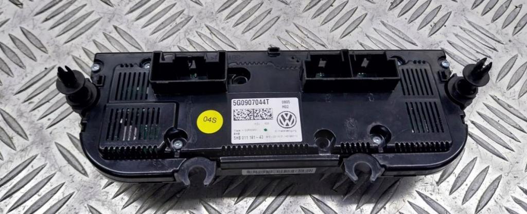 Volkswagen Golf VII 2012-2020 hatchback 1.6 TDI diesel MT 77 kW 2012  Panel kúrenia/klimatizácie 5G0907044T