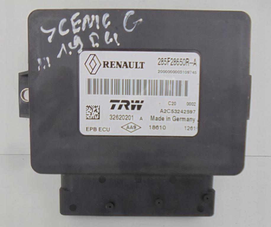 Renault Scenic III 2009-2016 hatchback 1.5 DCI diesel MT 78 kW 2009  Modul ručnej (parkovacej) brzdy 285F28650R