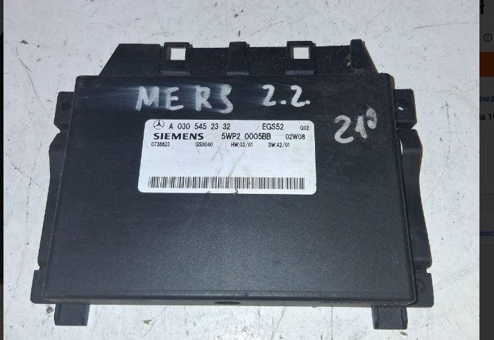 Mercedes C W203 2000-2007 sedan 1.8 petrol 105 kW 2002  Riadiaca jednotka prevodovky A0305452332 5WP20005BB