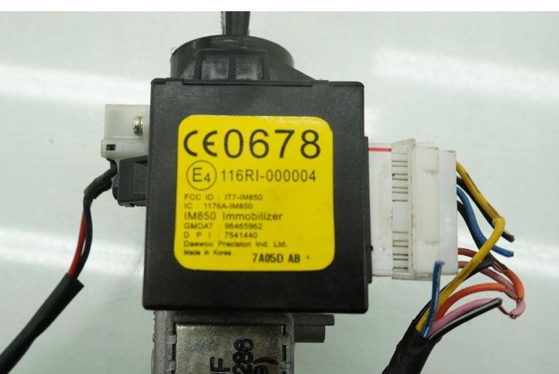 Chevrolet Aveo T250 2006-2011 sedan 1.2 16v petrol MT 62 kW 2009  Spínacia skrinka