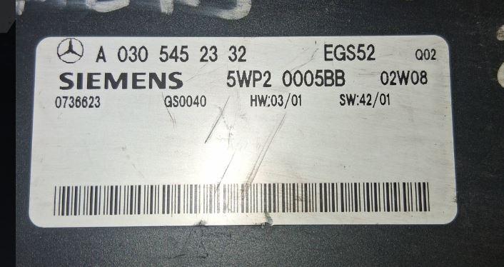 Mercedes W210  2000-2007   Riadiaca jednotka prevodovky A0305452332 5WP20005BB