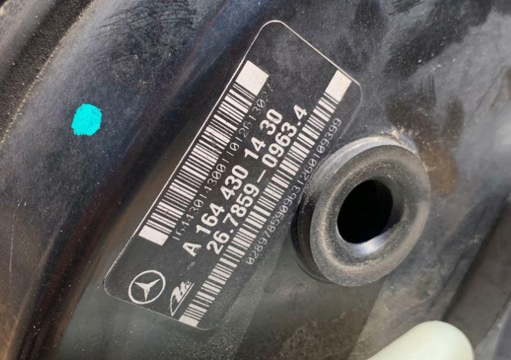 Mercedes ML W164 2005-2011 hatchback 3.0 CDI diesel AT 165 kW 2008  Posilňovač bŕzd A1644301430