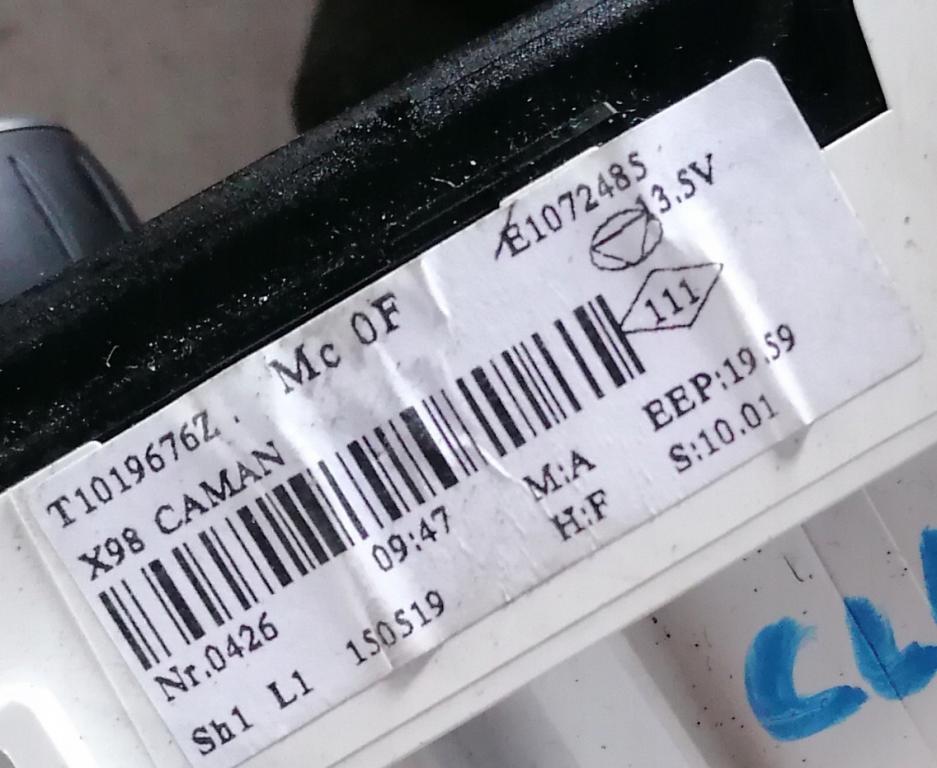 Renault Clio IV 2012-2020 combi 0.9 T petrol MT 66 kW 2015  Panel kúrenia/klimatizácie T1019676Z