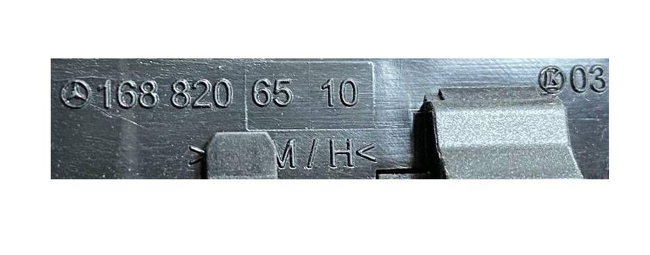 Mercedes A W168 1997-2004 hatchback 1.7 CDI diesel MT 66 kW 2000  Prepínač ovládania okna predný ľavý 1688206510