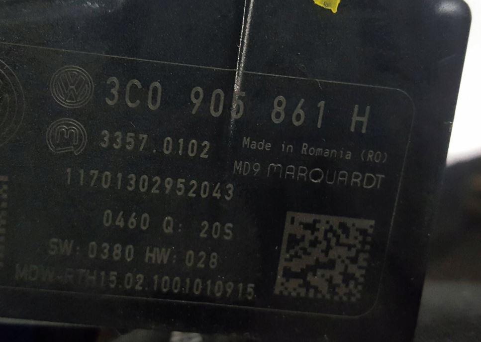Volkswagen Passat B6 2005-2010 sedan 2.0 TDI diesel 103 kW 2007  Blokáda (zámok) volantu 3C0905861H