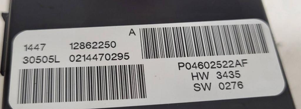 Jeep Renegade 2014- hatchback 1.4 T petrol MT 103 kW 2015  Modul P04602522AF