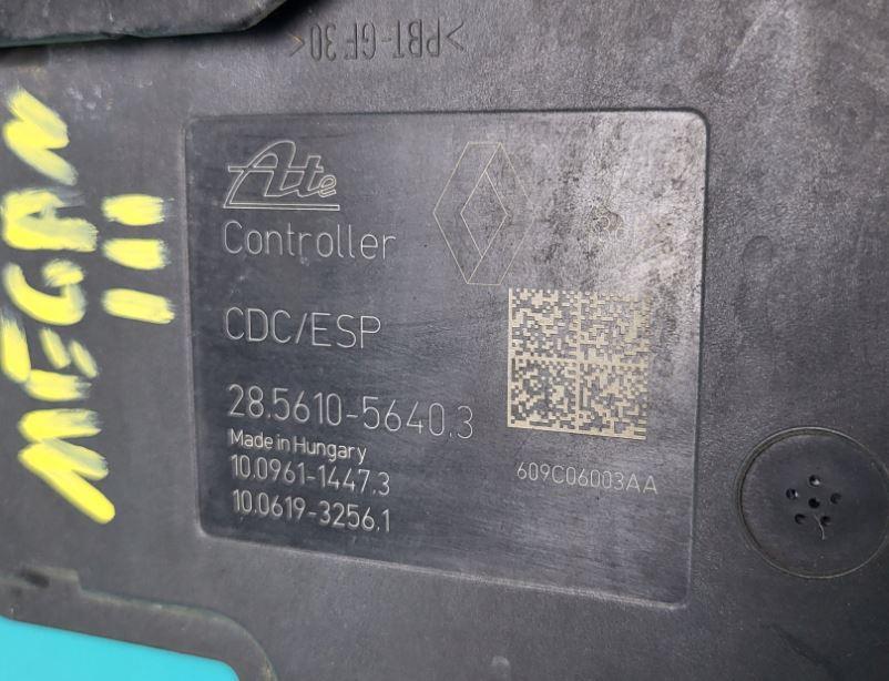 Renault Megane III 2008-2016 hatchback 1.9 DCI diesel 96 kW 2009  Pumpa ABS 476601563R