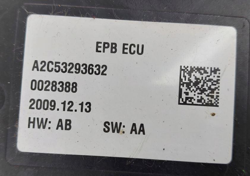 Peugeot 5008 I 2009-2017 hatchback 1.6 HPI petrol 115 kW 2012  Ručná brzda elektrická 9682474880