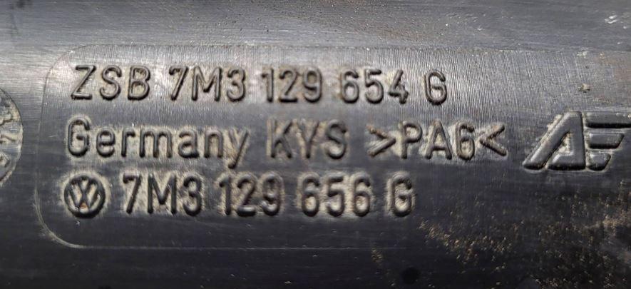 Seat Alhambra I 1996-2010 hatchback 1.6 TDI diesel MT 85 kW 2016  Hadica chladenia vzduchu 7M3129654G 7M3129656G 7M3129656E