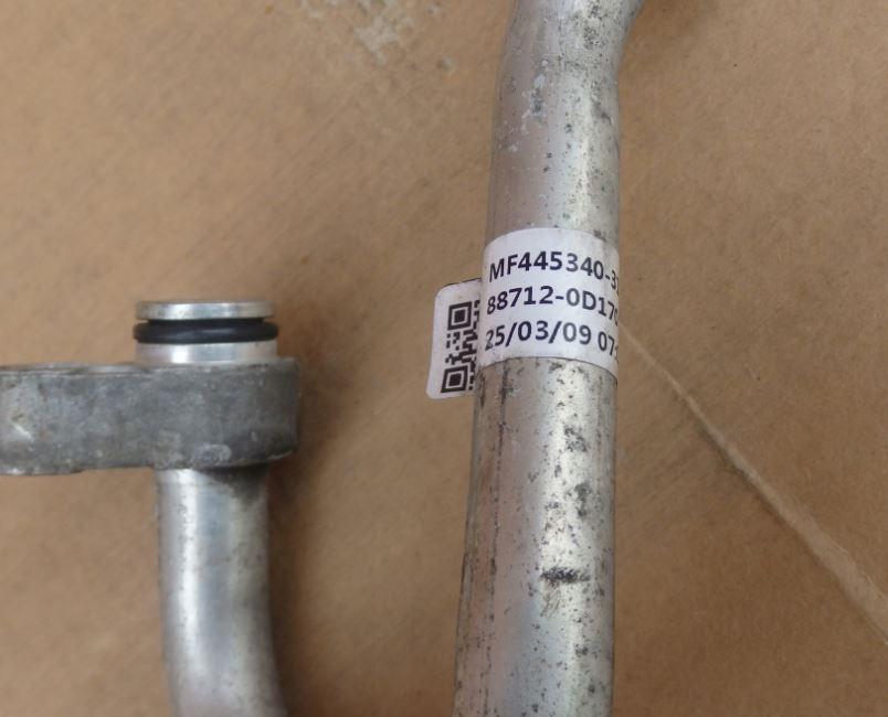 Toyota Yaris II 2005-2011 hatchback 1.0 VVTI petrol MT 51 kW 2008  Hadica klimatizácie 88712-0D170