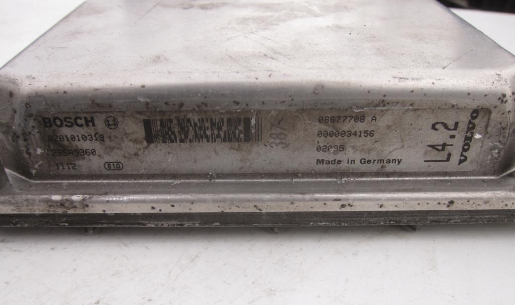 Volvo S60 I 2000-2010 sedan 2.4 D5 diesel MT 120 kW Riadiaca jednotka motora 0281010319 28SA5360