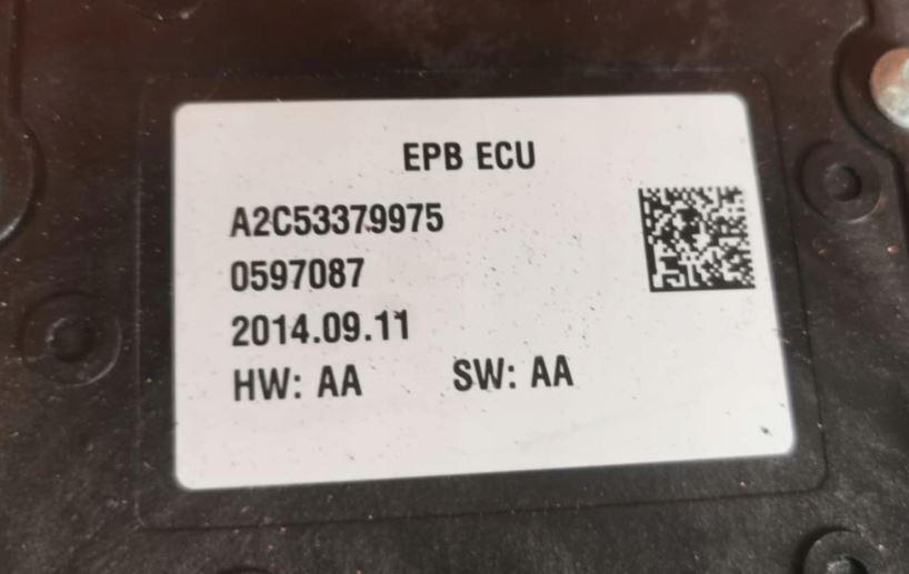 Peugeot 3008 I 2009-2016 hatchback 1.6 HDI diesel MT 82 kW 2011  Ručná brzda elektrická 9673094880