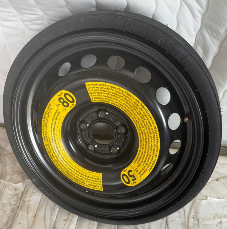 Audi Q5 2008-2016 hatchback 3.0 TDI diesel AT 176 kW  Dojazdové koleso 6Jx18 5x112  ET36   195/75 R18 106P  8R0601027B  Vredestein 