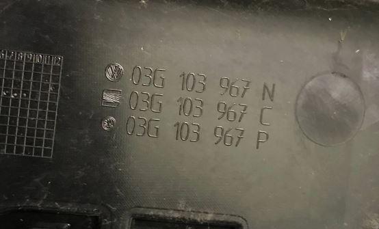 Skoda Roomster hatchback   Kryt motora horný 03G103967P