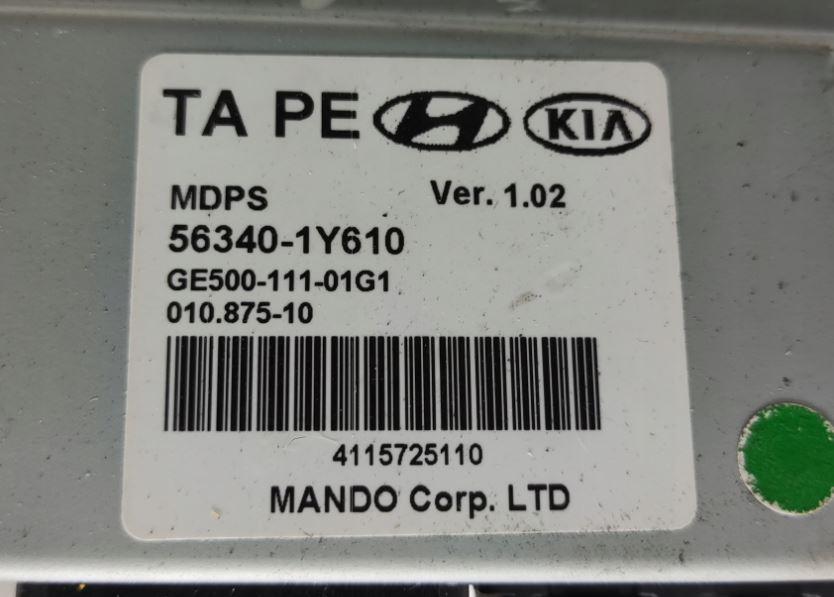 Kia Picanto II 2011-2017 hatchback 1.0 petrol MT 50.7 kW 2011  Posilňovač riadenia 56340-1Y610