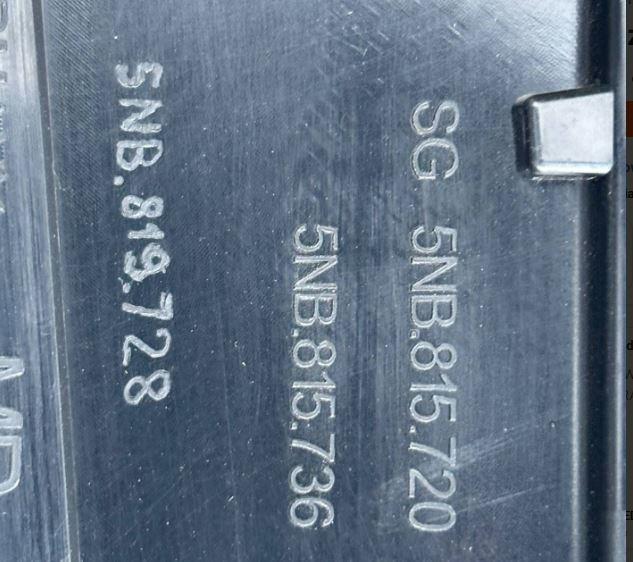 Volkswagen Tiguan II 2016-2024 hatchback 1.5 TSI petrol AT 110 kW 2018  Mriežka kúrenia (fukár) 5NB819728