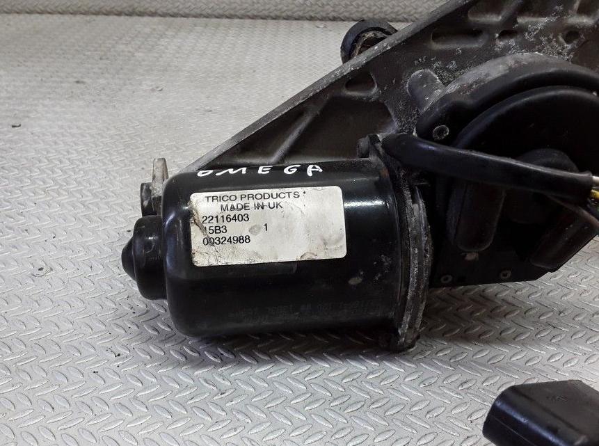 Opel Omega B 1994-2003 sedan 2.0 DTI diesel 74 kW 1998  Mechanizmus stieračov predný 22116403