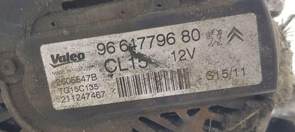 Peugeot 5008 I 2009-2017 hatchback 2.0 HDI diesel MT 110 kW 2011  Alternátor 9664779680