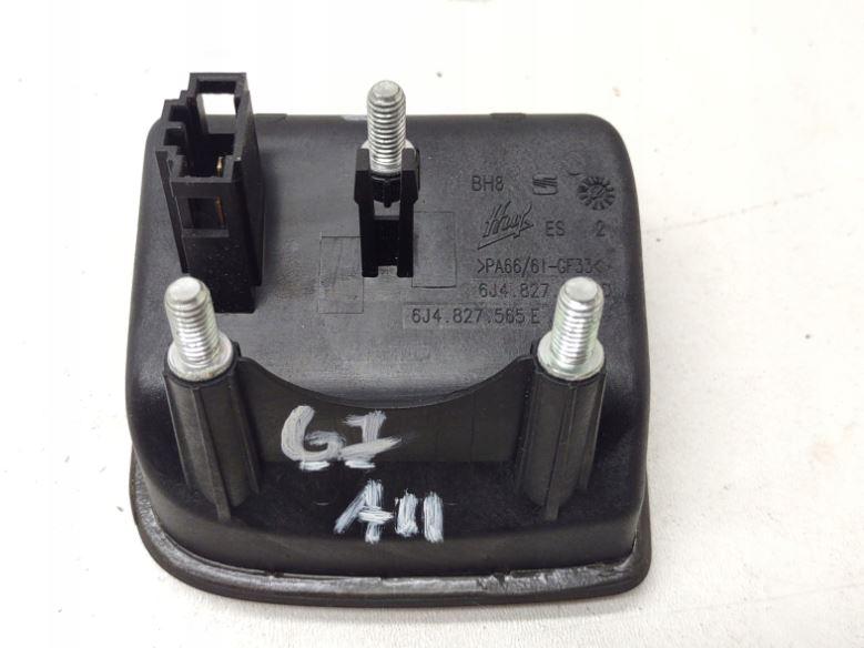 Seat Leon II 2005-2012 hatchback 1.9 TDI diesel MT 77 kW 2008  Kľučka zadnej kapoty vonkajšia 6J4827565E