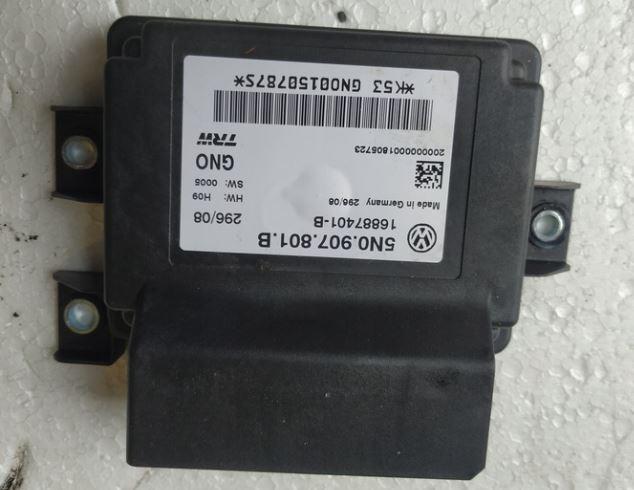 Volkswagen Tiguan I 2007-2016 hatchback 2.0 TDI diesel MT 103 kW 2009  Modul ručnej (parkovacej) brzdy 5N0907801B