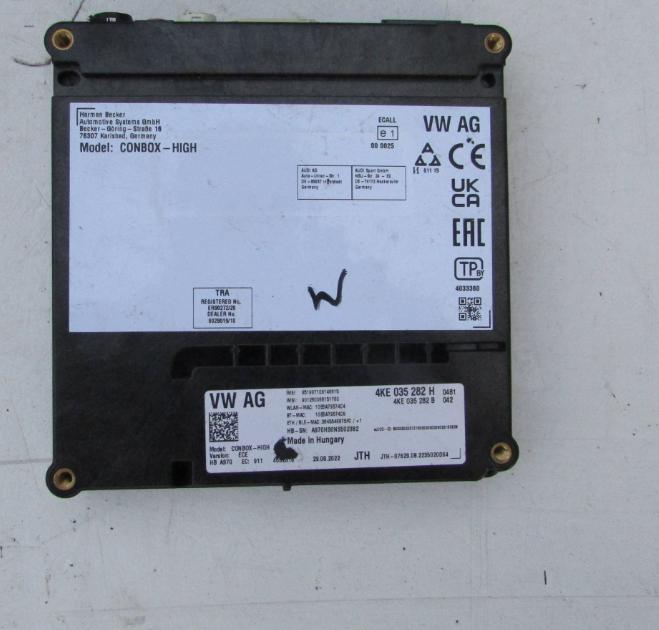 Audi E-TRON 2019- GEA   Riadiaca jednotka 4KE035282H