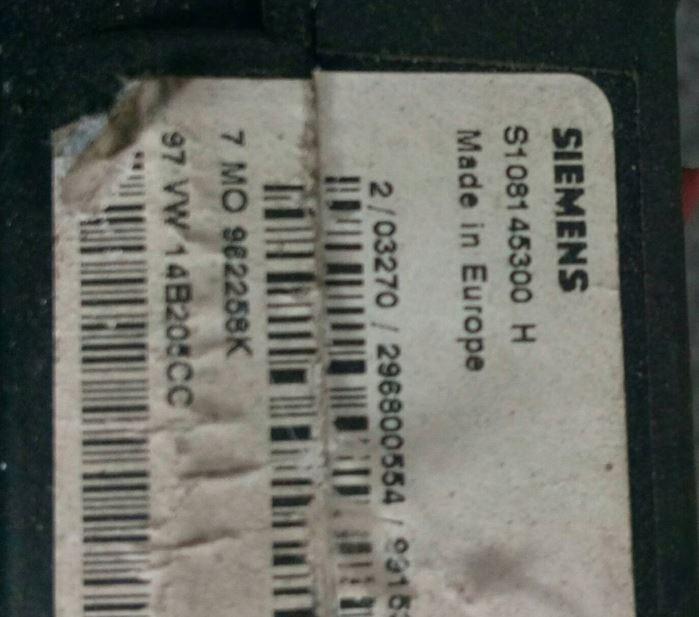 Volkswagen Sharan I 1995-2010 hatchback 1.9 TDI diesel MT 81 kW 1997  Modul BSI S108145300H 7M0962258K