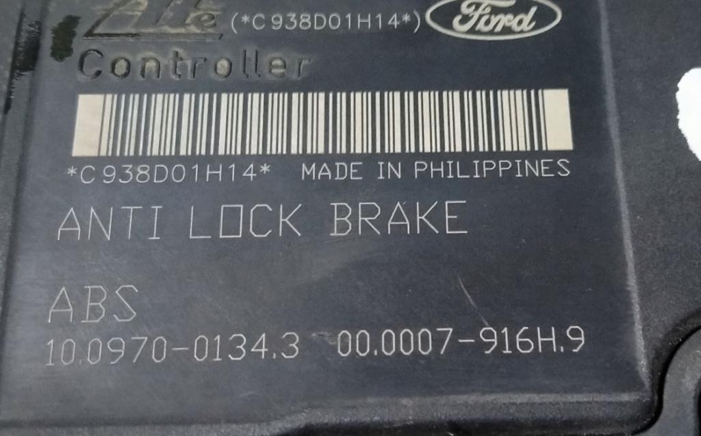 Ford Fusion hatchback 1.4 16v petrol MT 59 kW 2003  Pumpa ABS 4S61-2M110-DA: 10.0970-0134.3