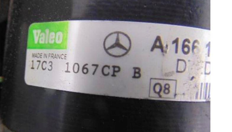 Mercedes Vaneo minivan 1.9 8v petrol 92 kW 2002  Štartér A1661510001