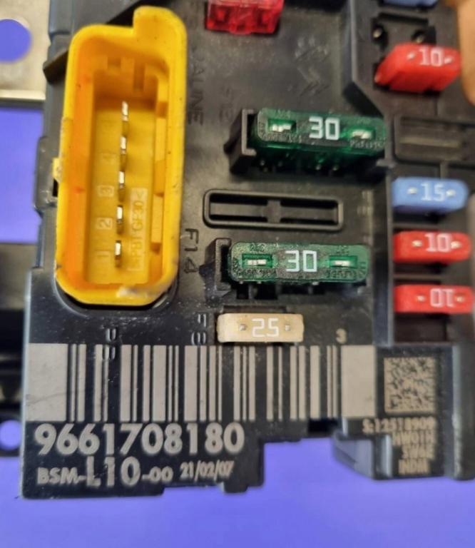 Peugeot Citroen Modul BSI 9661708180