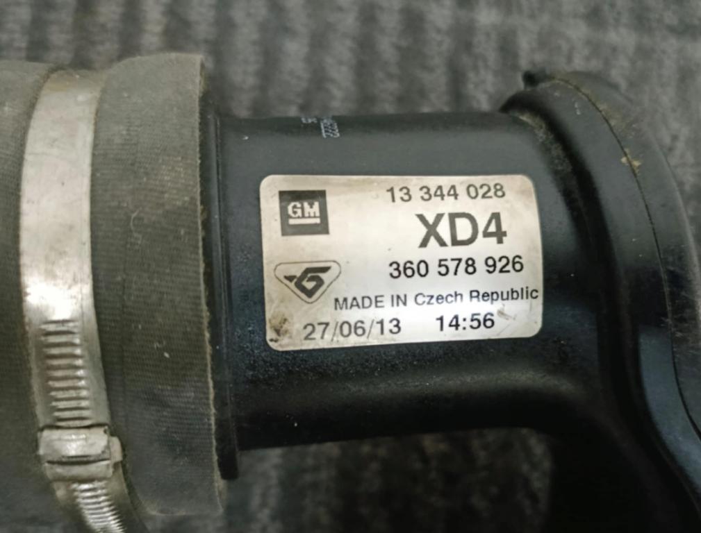 Opel Astra IV 2009-2015 hatchback 1.6 petrol MT 132 kW Hadica turbodúchadla 13344028 360578926