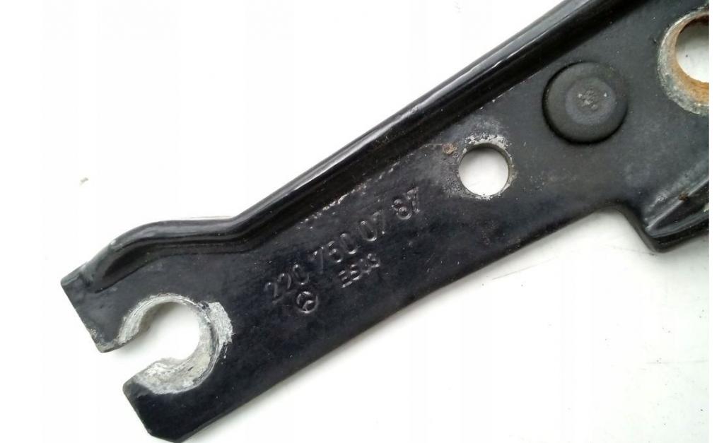 Mercedes S W220 1998-2005 sedan 3.2 V6 petrol AT 165 kW 2001  Záves zadnej kapoty ľavý 2207500787