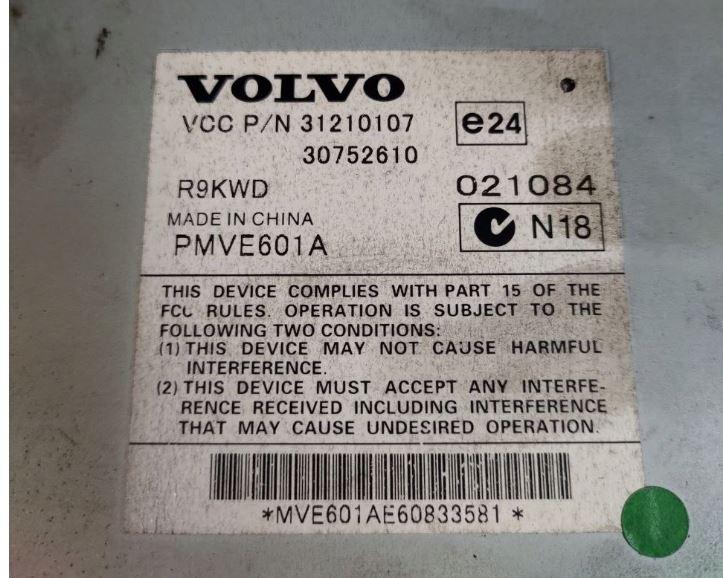 Volvo V50 combi 2.4 D diesel AT 133 kW 2014  Zosilňovač 30752610 31215526