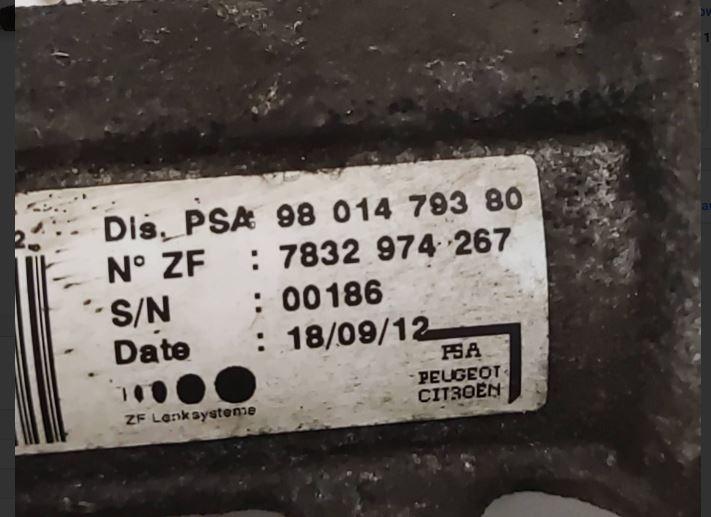 Peugeot 508 2010-2018 combi 1.6 HDI diesel AT 84 kW 2012 Riadenie 9801479380 7832974267